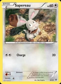 Carte Pokémon Sapereau #30 — Bienvenue à Kalos