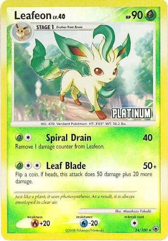 Leafeon #024 — Burger King Promos