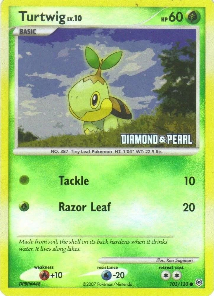 Turtwig #103 — Burger King Promos