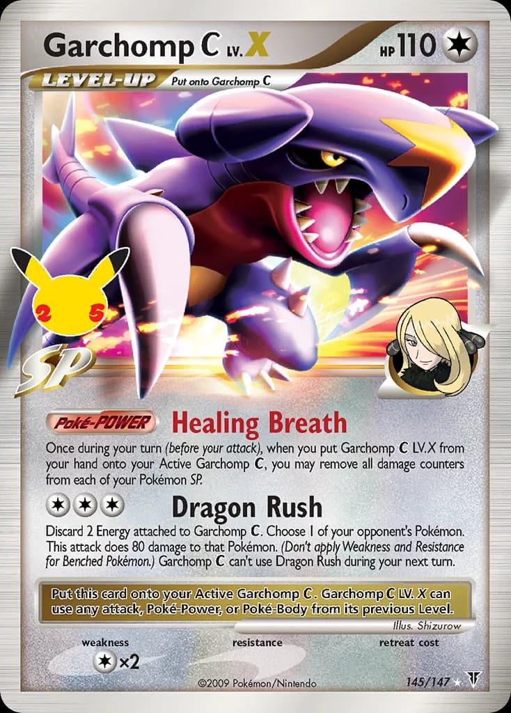 Carte Pokémon Carchacrok C NIV.X #43 — Célébrations