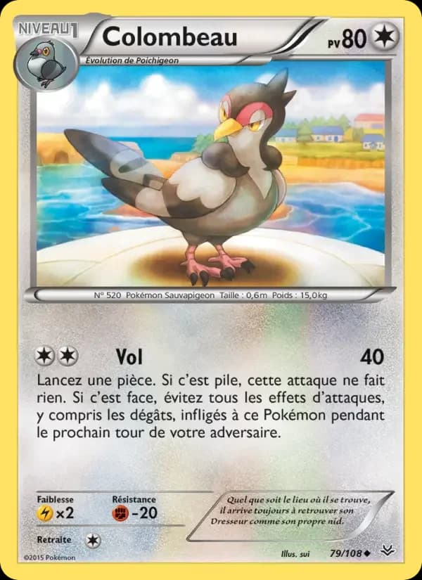 Carte Pokémon Colombeau #79 — Ciel Rugissant