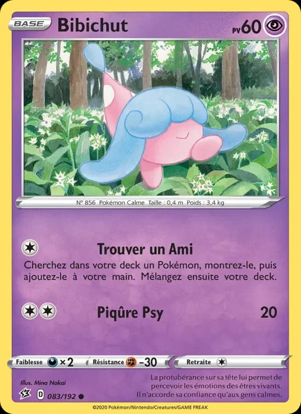 Carte Pokémon Bibichut #83 — Clash des Rebelles