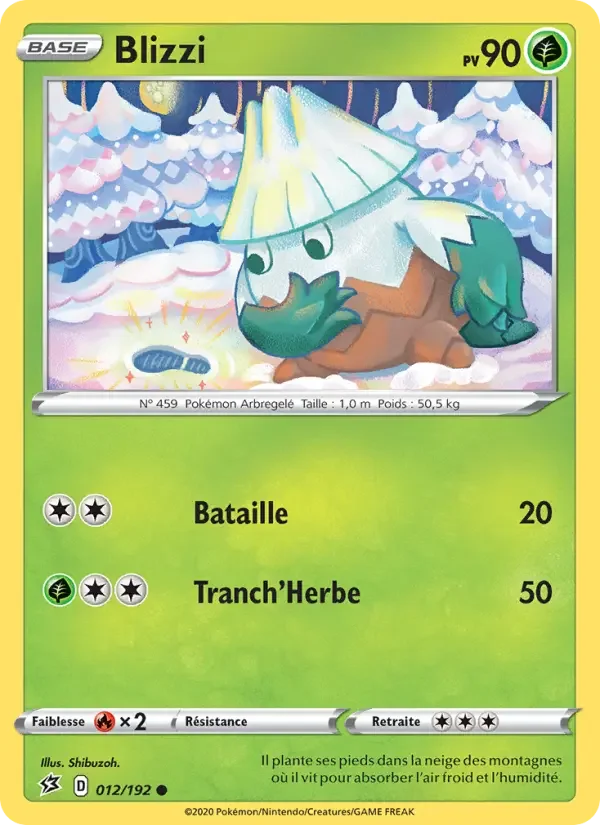 Carte Pokémon Blizzi #12 — Clash des Rebelles