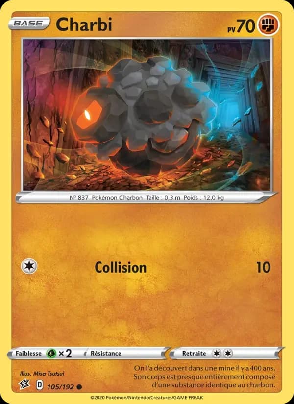 Carte Pokémon Charbi #105 — Clash des Rebelles