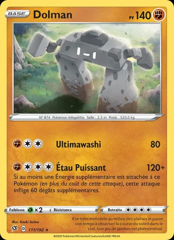 Carte Pokémon Dolman #111 — Clash des Rebelles