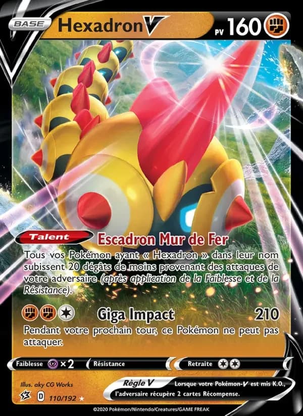 Carte Pokémon Hexadron V #110 — Clash des Rebelles