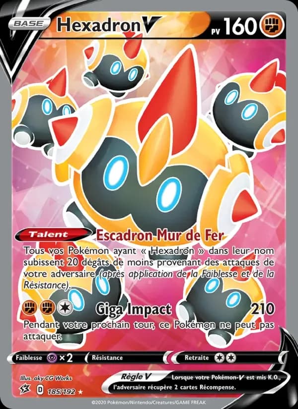 Carte Pokémon Hexadron V #185 — Clash des Rebelles