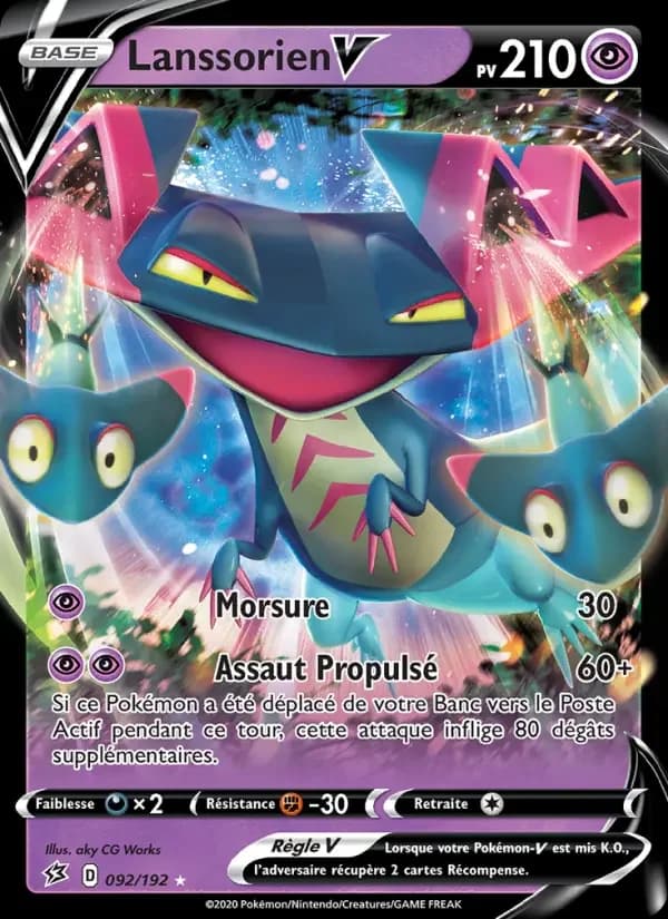 Carte Pokémon Lanssorien V #92 — Clash des Rebelles