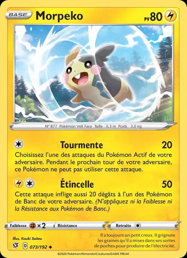 Carte Pokémon Morpeko #73 — Clash des Rebelles