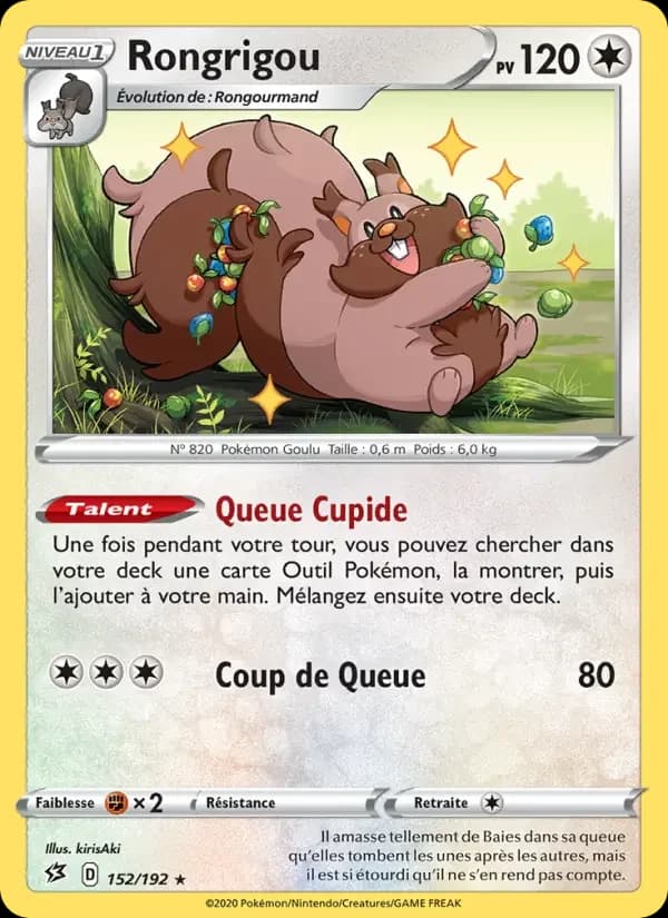 Carte Pokémon Rongrigou #152 — Clash des Rebelles