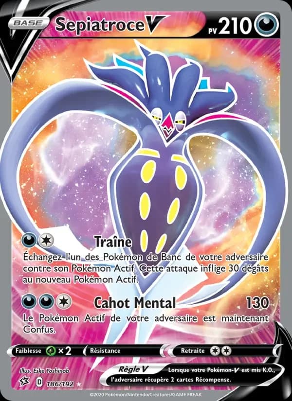 Carte Pokémon Sepiatroce V #186 — Clash des Rebelles