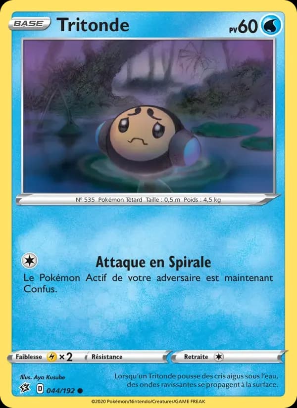 Carte Pokémon Tritonde #44 — Clash des Rebelles