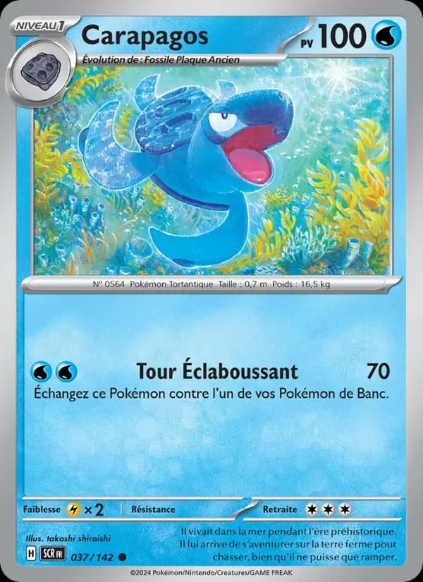 Carte Pokémon Carapagos #037 — Couronne Stellaire