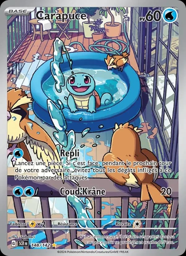 Carte Pokémon Carapuce #148 — Couronne Stellaire