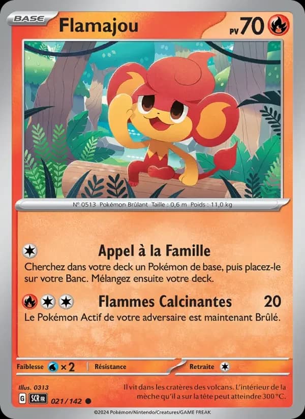 Carte Pokémon Flamajou #021 — Couronne Stellaire