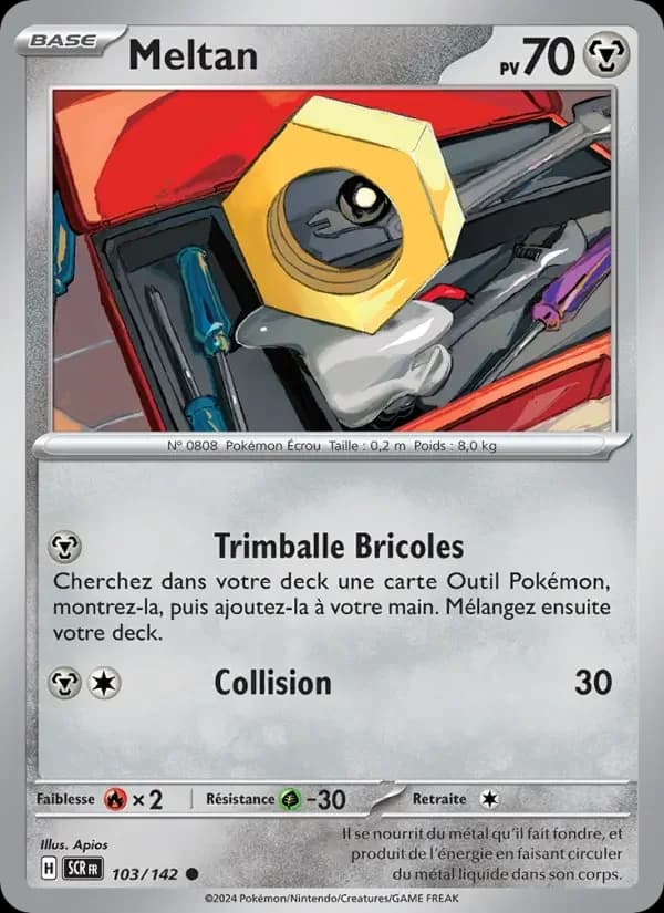 Carte Pokémon Meltan #103 — Couronne Stellaire