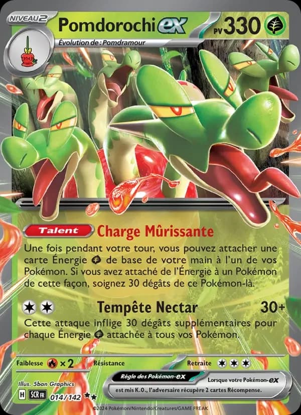Carte Pokémon Pomdorochi-ex #014 — Couronne Stellaire