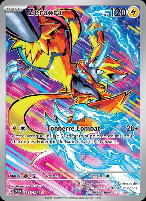 Carte Pokémon Zeraora #151 — Couronne Stellaire
