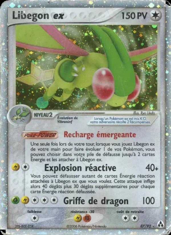 Carte Pokémon Libegon ex #87 — Créateurs de Légendes
