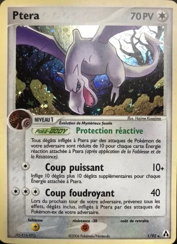 Carte Pokémon Ptera #1 — Créateurs de Légendes