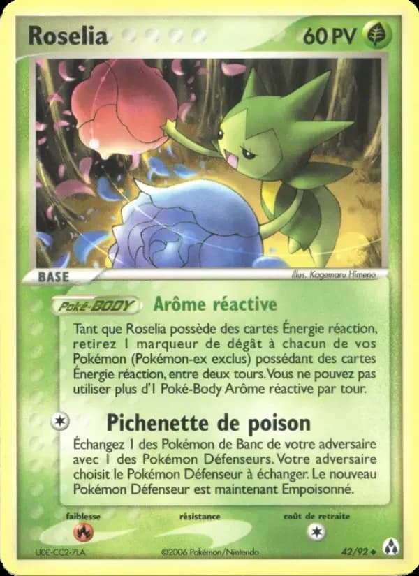 Carte Pokémon Roselia #42 — Créateurs de Légendes