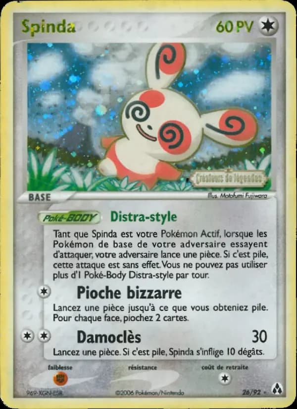 Carte Pokémon Spinda #26 — Créateurs de Légendes