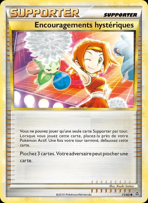 Carte Pokémon Encouragements hystériques #71 — Déchaînement