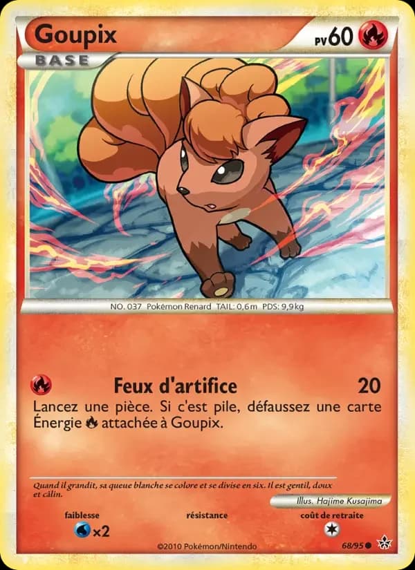 Carte Pokémon Goupix #68 — Déchaînement