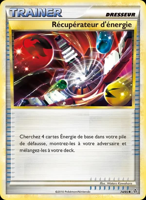 Carte Pokémon Récupérateur d’énergie #74 — Déchaînement
