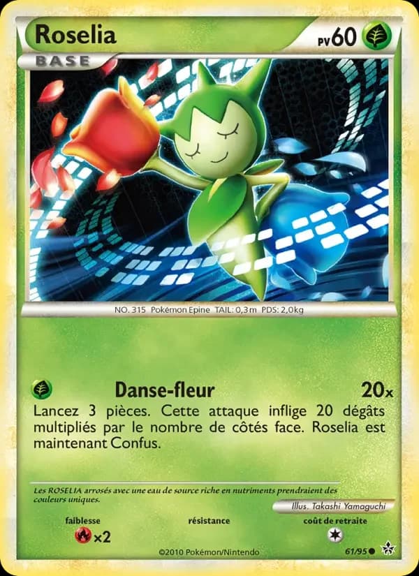 Carte Pokémon Roselia #61 — Déchaînement