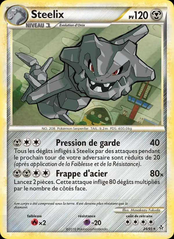 Carte Pokémon Steelix #24 — Déchaînement