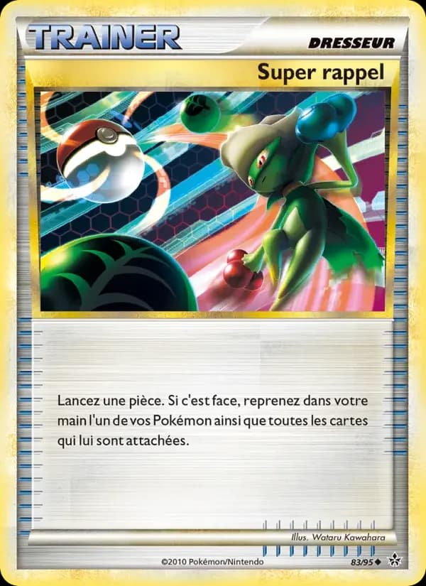 Carte Pokémon Super rappel #83 — Déchaînement