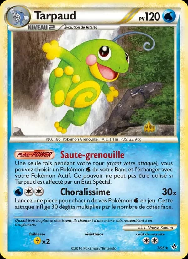 Carte Pokémon Tarpaud #7 — Déchaînement