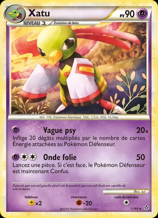 Carte Pokémon Xatu #11 — Déchaînement