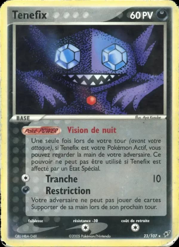 Carte Pokémon Tenefix #23 — Deoxys