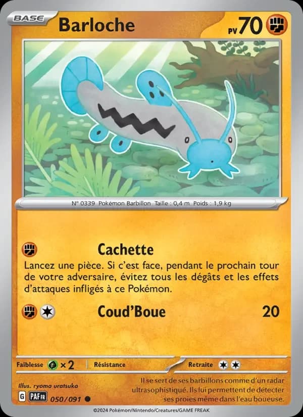 Carte Pokémon Barloche #050 — Destinées de Paldea