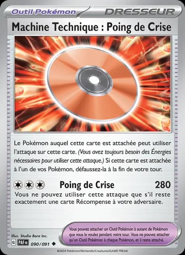 Carte Pokémon Capsule Technique : Poing de Crise #090 — Destinées de Paldea