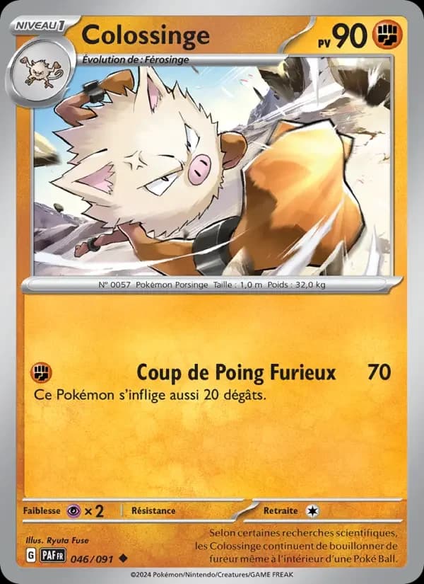 Carte Pokémon Colossinge #046 — Destinées de Paldea
