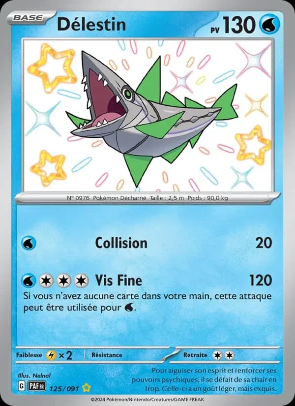 Carte Pokémon Délestin #125 — Destinées de Paldea