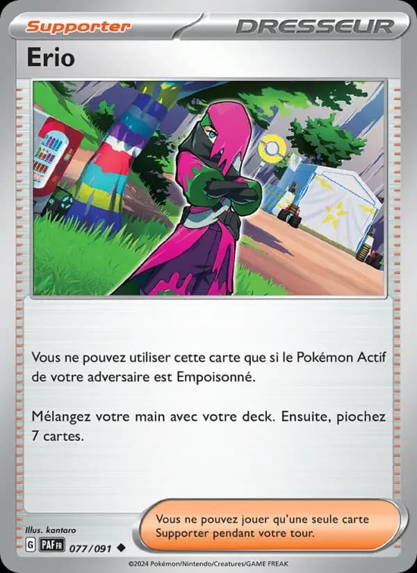 Carte Pokémon Erio #077 — Destinées de Paldea