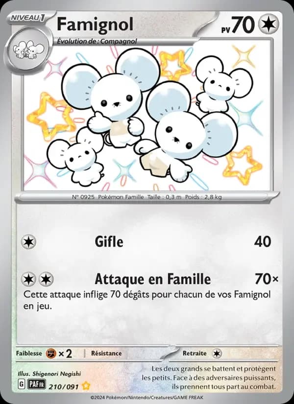 Carte Pokémon Famignol #210 — Destinées de Paldea