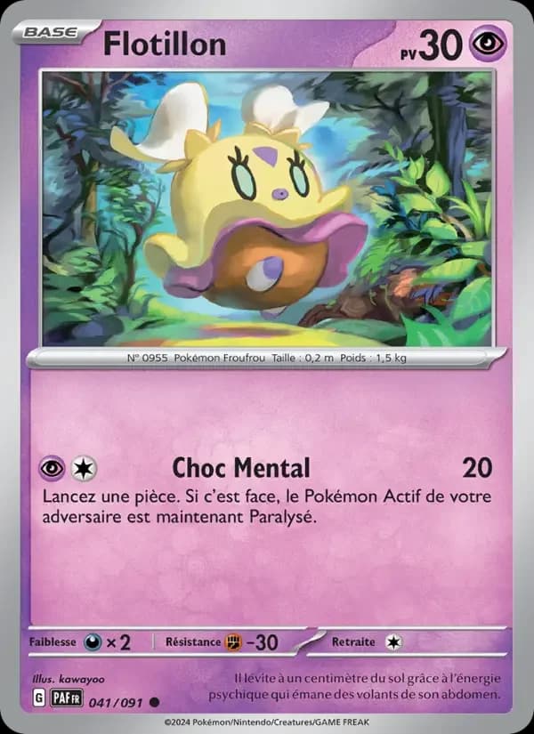 Carte Pokémon Flotillon #041 — Destinées de Paldea