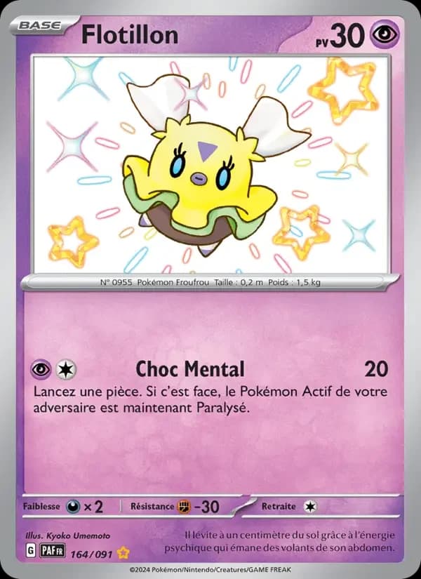 Carte Pokémon Flotillon #164 — Destinées de Paldea