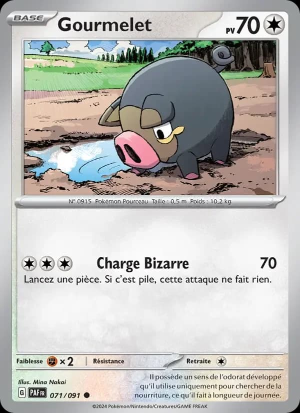 Carte Pokémon Gourmelet #071 — Destinées de Paldea
