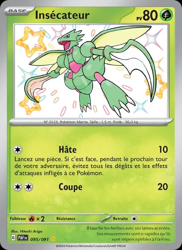 Carte Pokémon Insécateur #095 — Destinées de Paldea