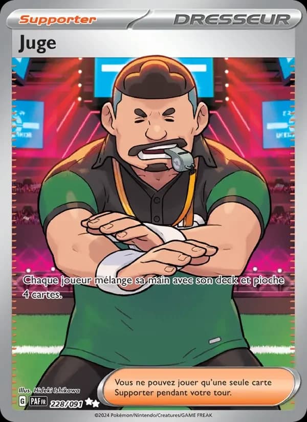 Carte Pokémon Juge #228 — Destinées de Paldea