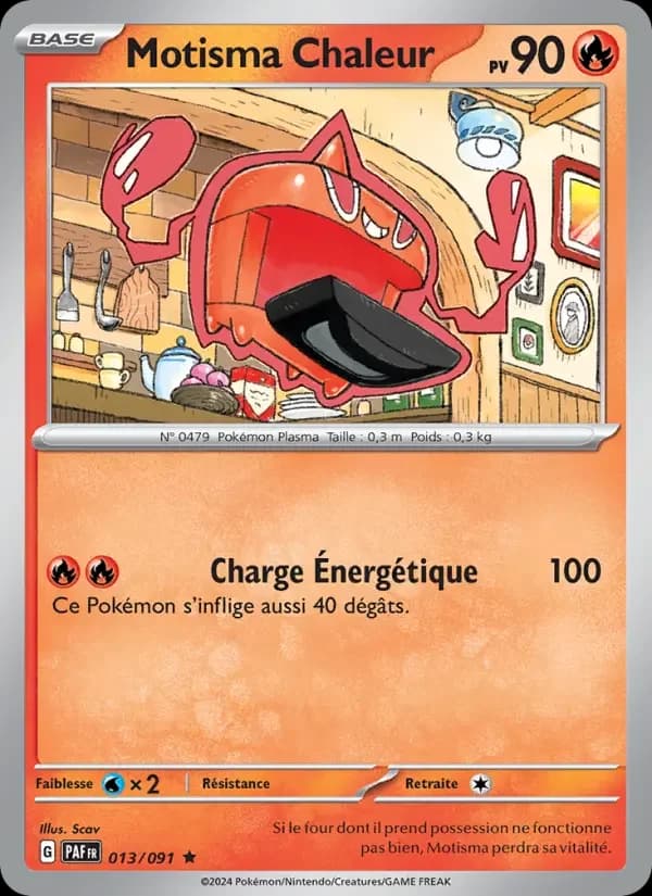 Carte Pokémon Motisma Chaleur #013 — Destinées de Paldea