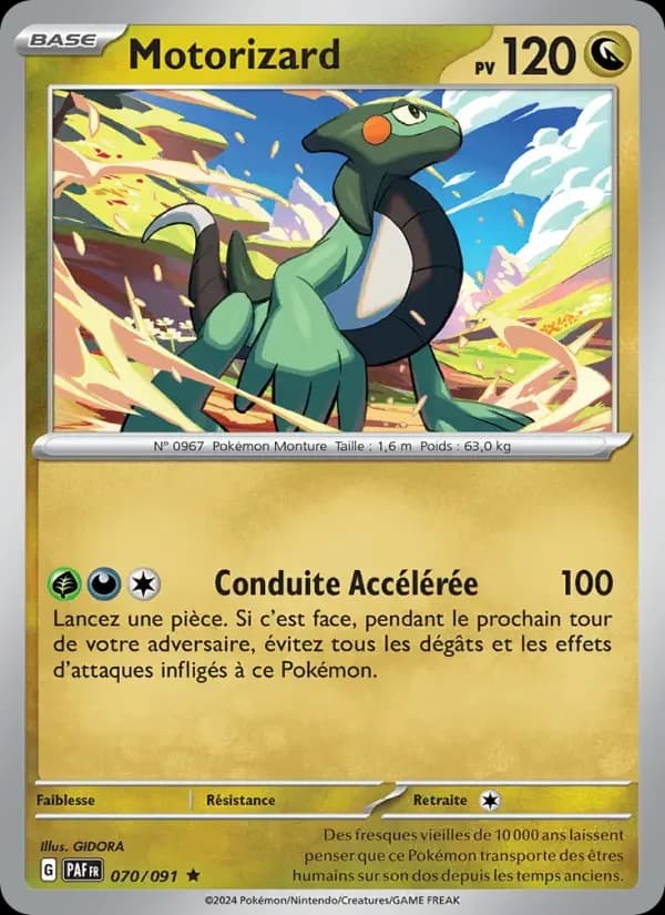 Carte Pokémon Motorizard #070 — Destinées de Paldea