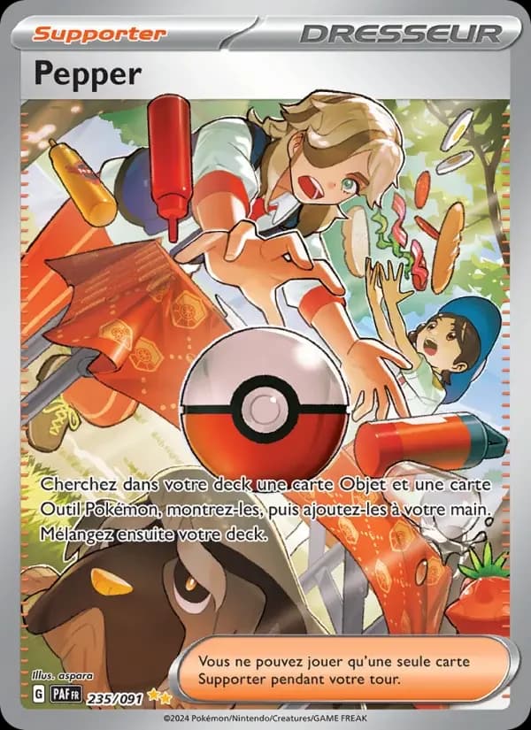 Carte Pokémon Pepper #235 — Destinées de Paldea
