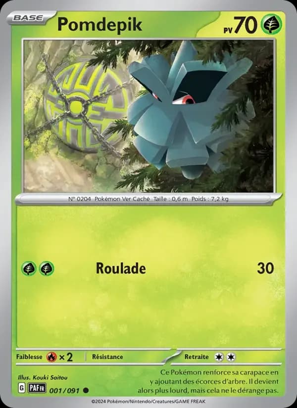 Carte Pokémon Pomdepik #001 — Destinées de Paldea